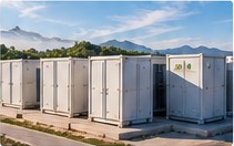 Illustrative battery energy storage containers
