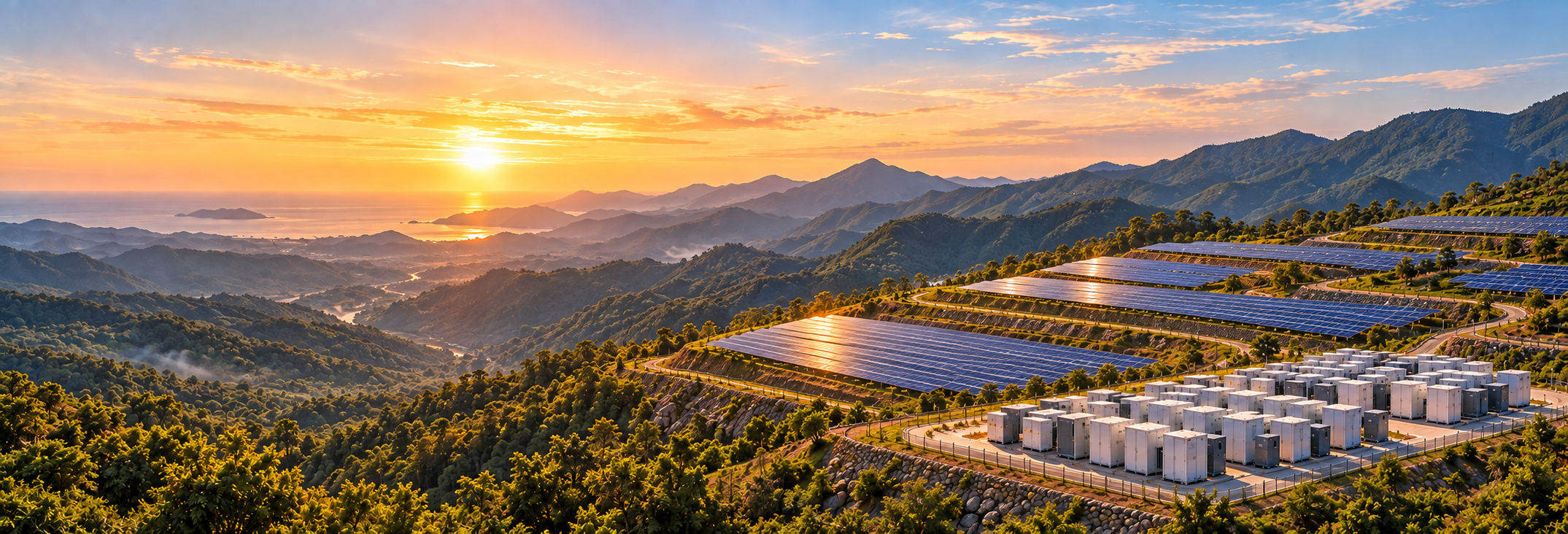 Illustrative coastal solar project overview